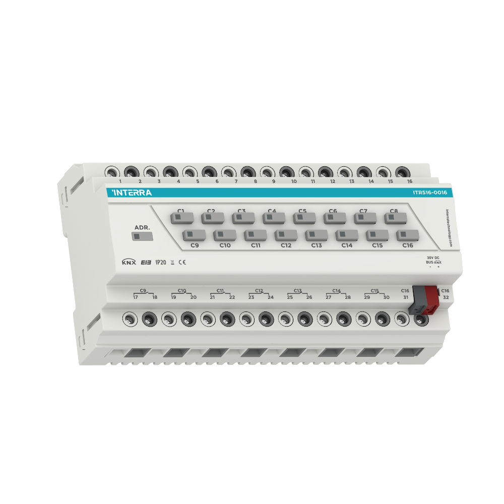 KNX Combo Actuator - 16 Channels 16A ITR516-0016