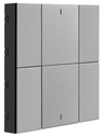 Công tắc - 6 Button Metalic Gray Plastic ITR306-0005