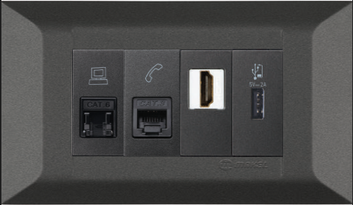 Ổ cắm HDMI + USB + Tel + Data