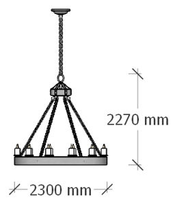 Đèn treo cổ điển HA-WR-02