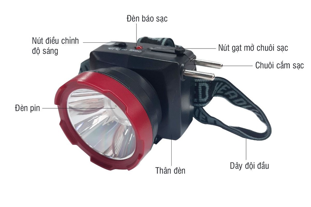 ĐÈN PIN ĐỘI ĐẦU HRL2005/3W