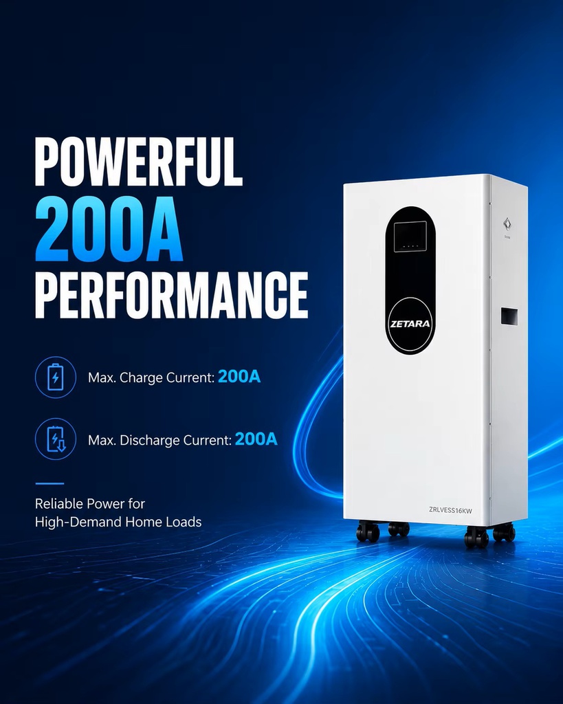 Pin lưu trữ 16kwh Zetara ZTLB16KA2