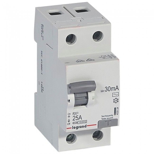 RCD 2P 25A 30mA 10kA - 402024