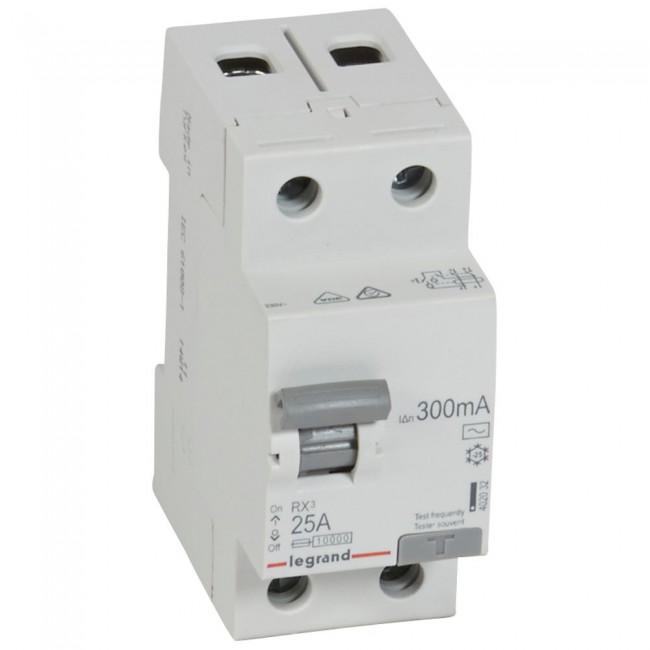 RCD 2P 25A 300mA 10kA - 402032