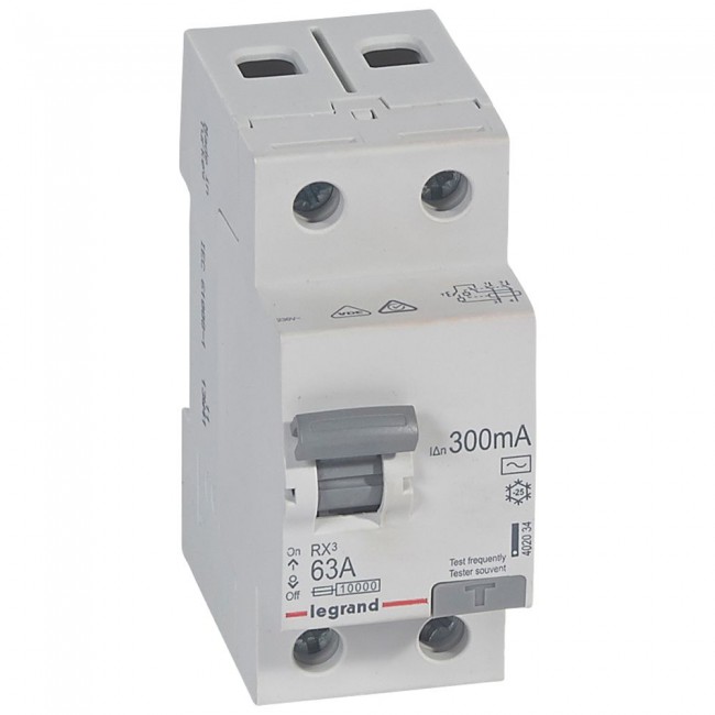 RCD 2P 63A 300mA 10kA - 402034