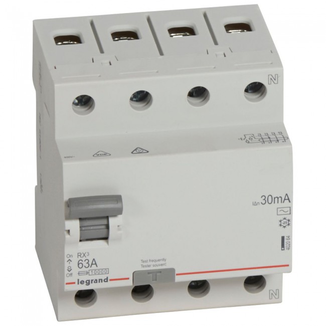 RCD 4P 63A 30mA 10kA - 402064