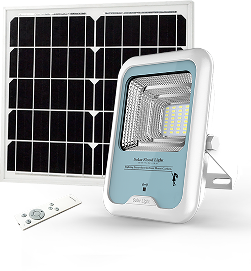 Đèn Năng lượng mặt trời Courtyard Light 60w -Model E2-60w - Lumen 600LM - Panel 5V/16W (340x310x25) - BAT 3.2V 2x6000mAh LiFePo4