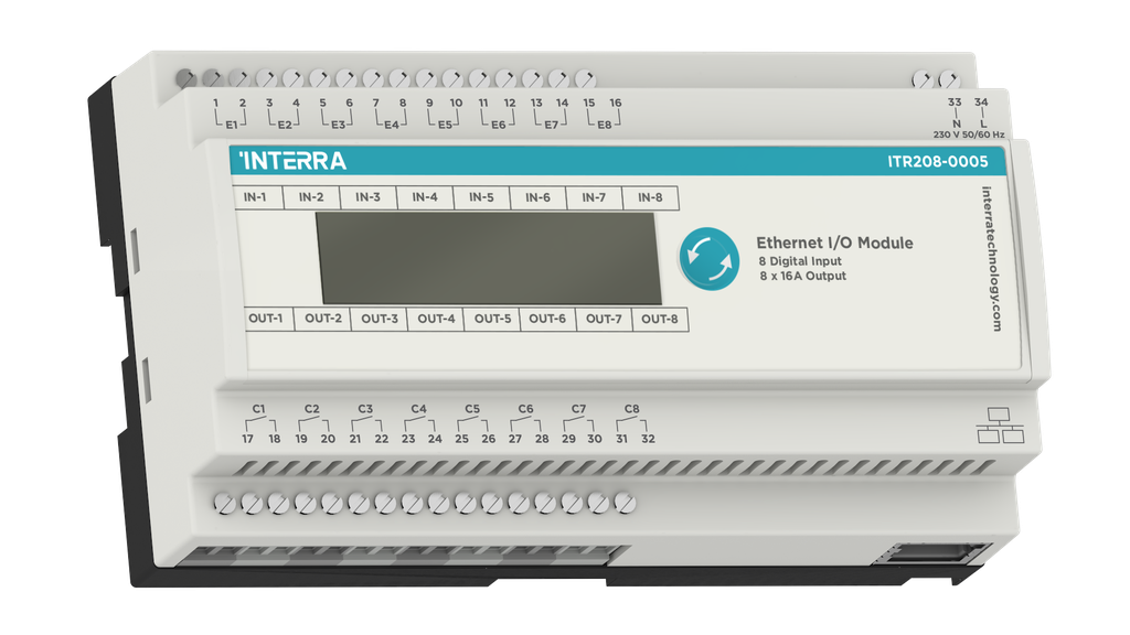 Thiết bị điều khiển qua Internet - Ethernet I/O Module 8 kênh