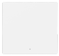 ZB P10 Series 1-Gang 1-Button Switch Panel (Pearl White)