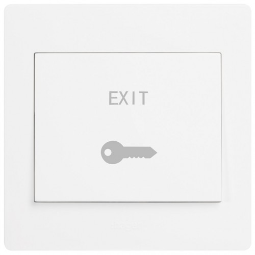 Công tắc đơn "EXIT" WGML111E - Thiết bị điện Hager cao cấp chuẩn Châu Âu bền bỉ an toàn