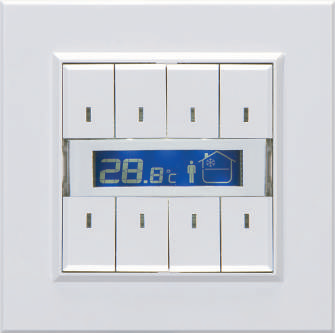 Công tắc thông minh 6 phím có màn hình KNX MTH1006-PL