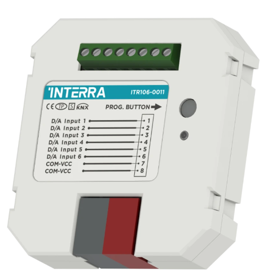 6 Channel KNX Binary Input / Push Button Interface | Makel.vn