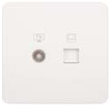 TV + RJ45 (CAT 5E) OUTLET WGDT2TVRJ5 | Makel.vn